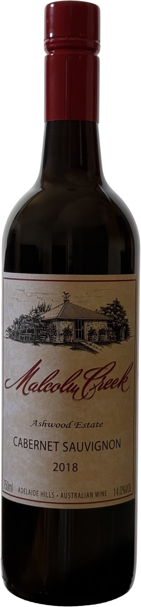 Malcolm Creek Vineyard Ashwood Estate Cabernet Sauvignon 2018 Adelaide Hills
